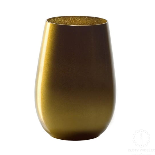 Stolzle Lausitz Olympic złote szklanki do drinków, wody, napojów, 465 ml. 6 szt. Stolzle Lausitz