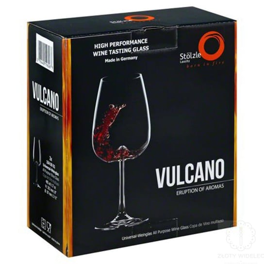 Stolzle Lausitz Vulcano kieliszki do wina dla konesera + ozdobne pudełko 485 ml 2 szt. Stolzle Lausitz
