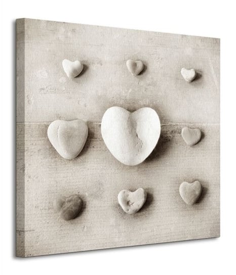 Stone Hearts - Obraz na płótnie Pyramid International