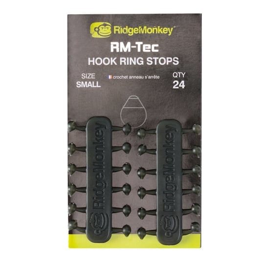 Stopery na haczyk Ridge Monkey Connexion Hook Ring Stops Small zielone RMT233 RidgeMonkey