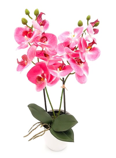 Storczyk silikonowy sztuczny różowy JAK ŻYWY 45 cm Inna marka