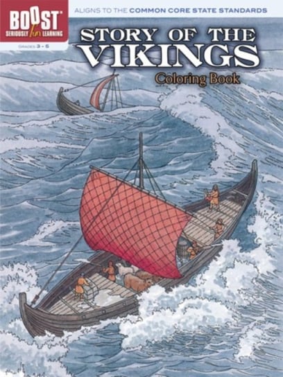 Story of the Vikings Coloring Book Smith A. G.