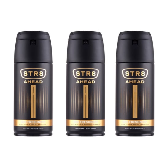 STR8 Ahead Spray, Dezodorant, 3x150 ml Str8