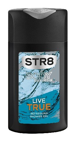 Str8, Live True, żel pod prysznic, 250 ml Str8