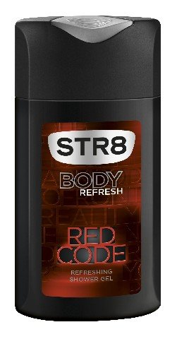 Str8, Red Code, żel pod prysznic, 250 ml Str8