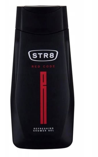 Str8, Red Code, Żel pod prysznic dla mężczyzn, 250 ml Str8
