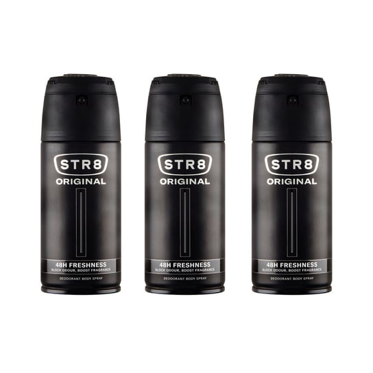 STR8 Spray Original, Dezodorant, 3x150ml Str8