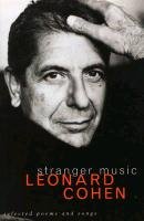 Stranger Music Cohen Leonard