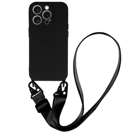 Strap Silicone Case do Iphone 13 Pro Max wzór 2 czarny Inna producent