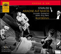 Strauss: Ariadne Auf Naxos Kunz Erich, Janowitz Gundula, Gruberova Edita