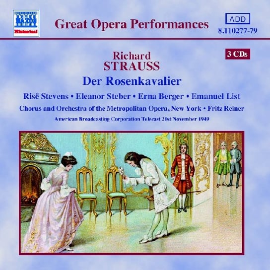 Strauss: Der Rosenkavalier Reiner Fritz