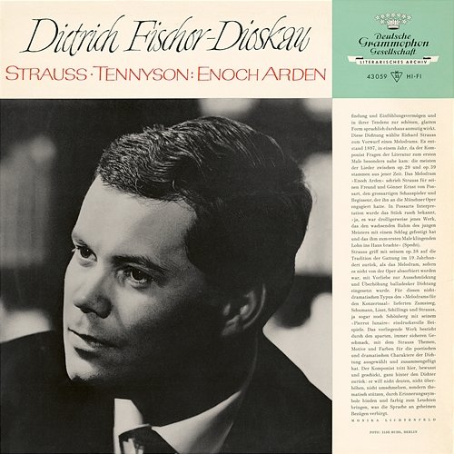 Strauss, R.: Enoch Arden, Op. 38 Dietrich Fischer-Dieskau, Jörg Demus