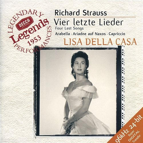 Strauss, R.: Vier letzte Lieder Lisa Della Casa, Wiener Philharmoniker, Karl Böhm, Rudolf Moralt, Heinrich Hollreiser