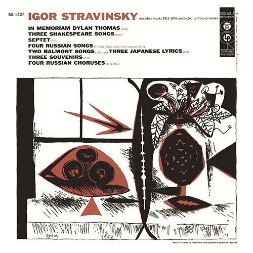 Stravinsky - Chamber Works 1911-1954 Conducted by the Composer Igor Stravinsky