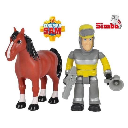 Strażak Sam, figurka Sam i Koń Simba