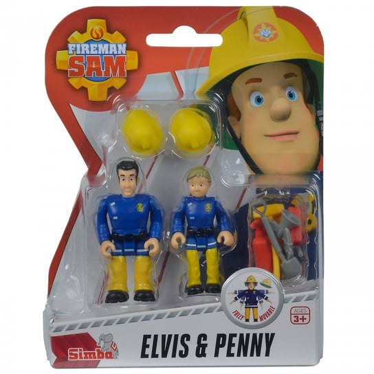 Strażak Sam, figurki kolekcjonerskie Penny i Elvis, zestaw Simba