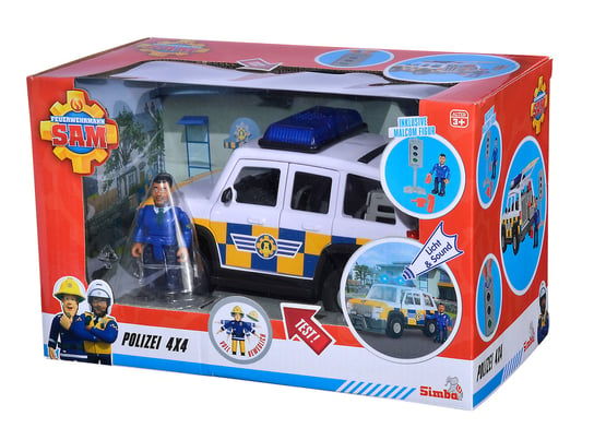Strażak Sam, Jeep policyjny z figurką Strażak Sam