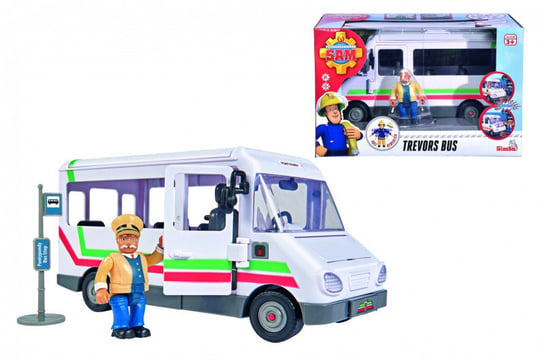 Strażak Sam, pojazd Autobus Trevora z figurką Simba