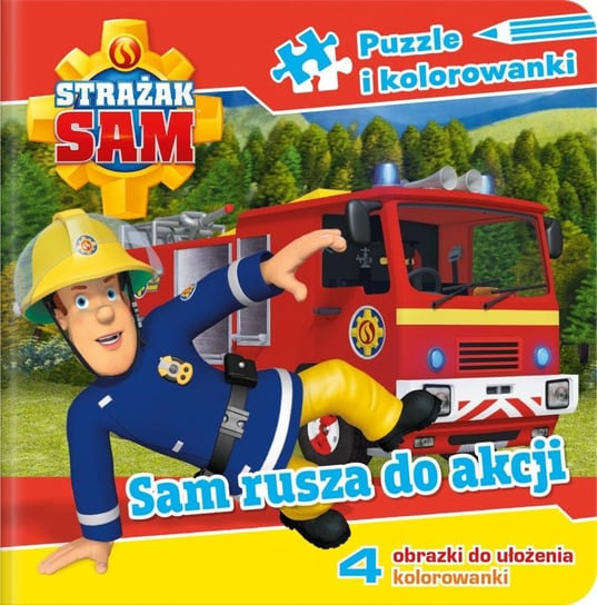 Strażak Sam Puzzle i Kolorowanki Media Service Zawada Sp. z o.o.