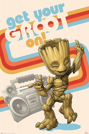 Strażnicy Galaktyki Get Your Groot On - plakat 61x91,5 cm Marvel