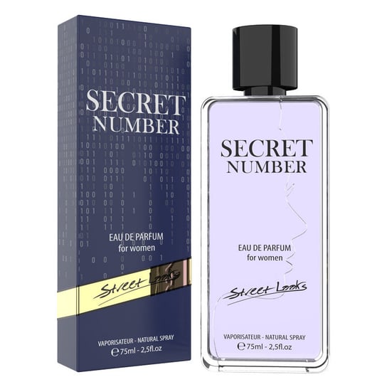 Street Looks, Secret Number For Women, woda perfumowana, 75 ml Street Looks