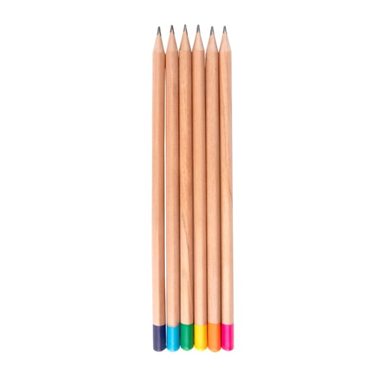 Strigo,  Drewniany ołówek  HB z kolorową końcówką Strigo