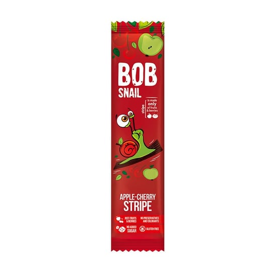 Stripe Jabłkowo-Wiśniowy 14 g Bob Snail Eco Snack