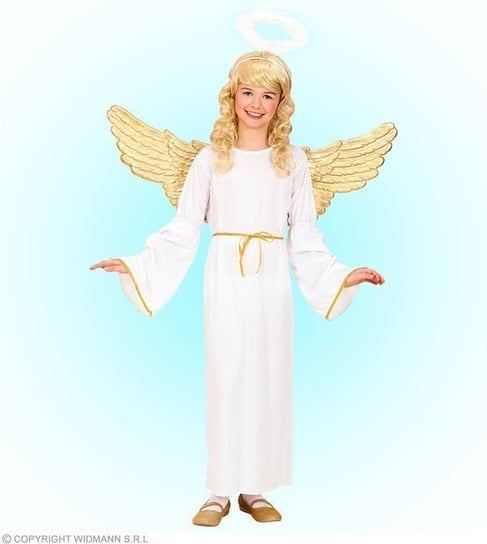 Strój anioł Angelo, rozmiar 140 Widmann