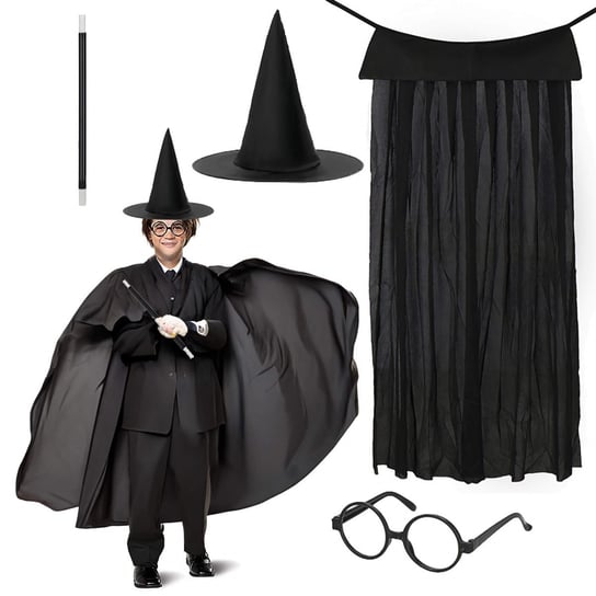 Strój czarodzieja na Halloween Harry Potter peleryna ozdoby na Halloween Springos