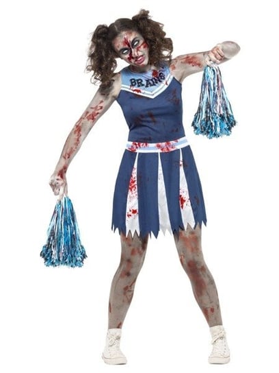 Strój dla dorosłych, cheerleaderka zombie, rozmiar S Smiffys