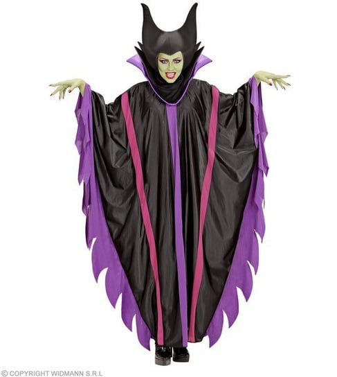 Strój dla dorosłych, Czarownica Maleficent, rozmiar M Widmann