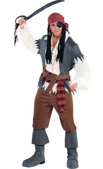 Strój dla dorosłych, Kapitan pirat, rozmiar M/L Amscan