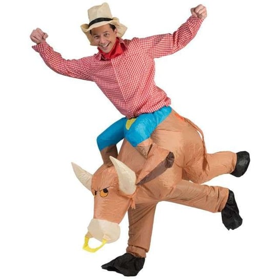 Strój dla dorosłych "Kowboj na byku", rozmiar uniwersalny Funny Fashion