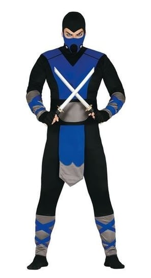Strój dla dorosłych, Niebieski Ninja, rozmiar L Guirca