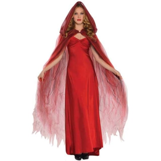 Strój dla dorosłych "Peleryna Scarlet Temptress", czerwony, rozmiar 150 cm Amscan