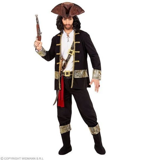 Strój dla dorosłych, Pirat Barbossy, rozmiar XL Widmann