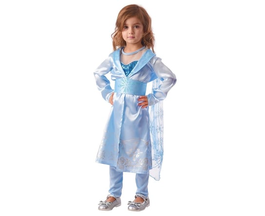 Strój dla dzieci Błękitna Królewna (płaszcz, bluzka, spodnie, peleryna, pasek), rozm. 92/104 cm GoDan