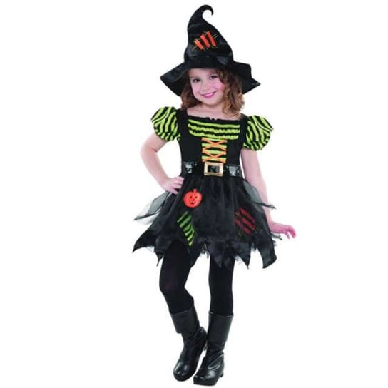 Strój dla dzieci Dyniowa Czarownica, Halloween, rozm. 128/134 Amscan