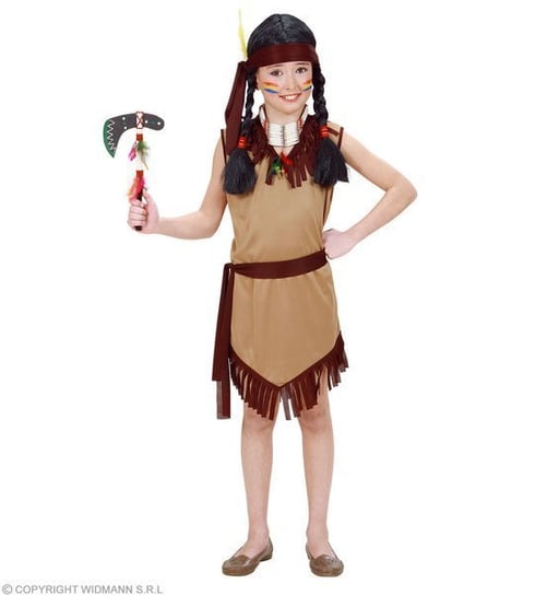 Strój dla dzieci, Indianka Pocahontas, rozmiar 104 Widmann