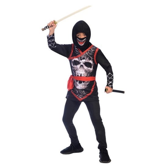 Strój dla dzieci, mroczny ninja, rozmiar 134 Amscan
