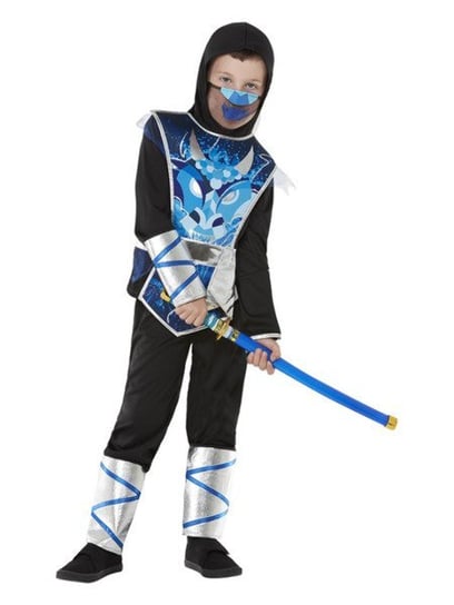 Strój dla dzieci, Ninja, błękitny, rozmiar 116 Smiffy's