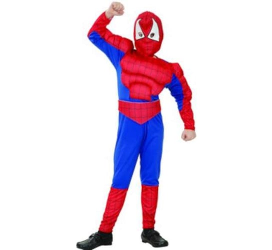 Strój dla dzieci, Spiderman, rozmiar 130/140 cm GoDan