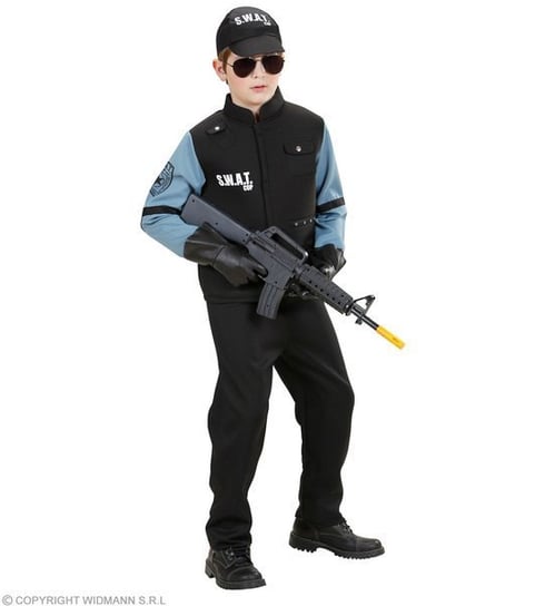 Strój dla dzieci, SWAT komandos, rozmiar 128 Widmann
