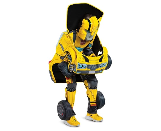 Strój do transformowania Bumblebee- Transformers, 3 wcielenia (licencja), rozm. S (4-6 lat) GoDan