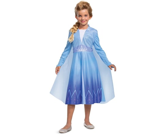 Strój Elsa Basic - Frozen 2 (licencja), rozm. M (7-8 lat) Disguise