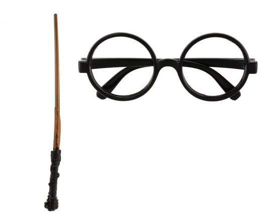 Strój Harry Potter Różdżka Krawat Okulary Czarodziej Inna marka