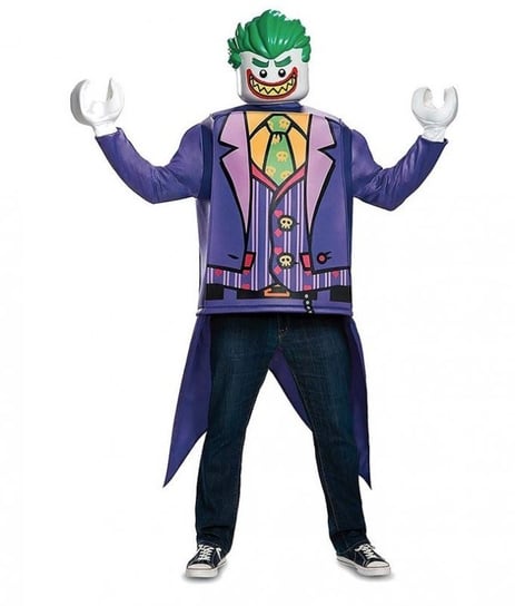 Strój Joker Deluxe Maska Rękawiczki Rozmiar L-Xl 180 Cm Inny producent