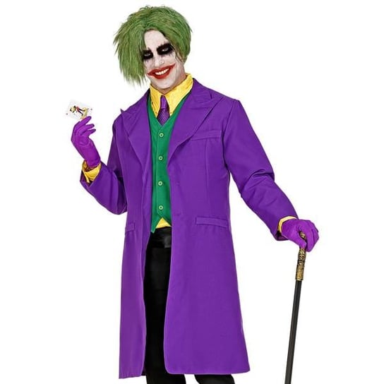 Strój Joker fioletowy płaszcz-S Widmann