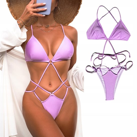 Strój Kąpielowy Dwuczęściowy Kostium Plażowy Elegancki Bikini roz. S 36 BikiniWear
