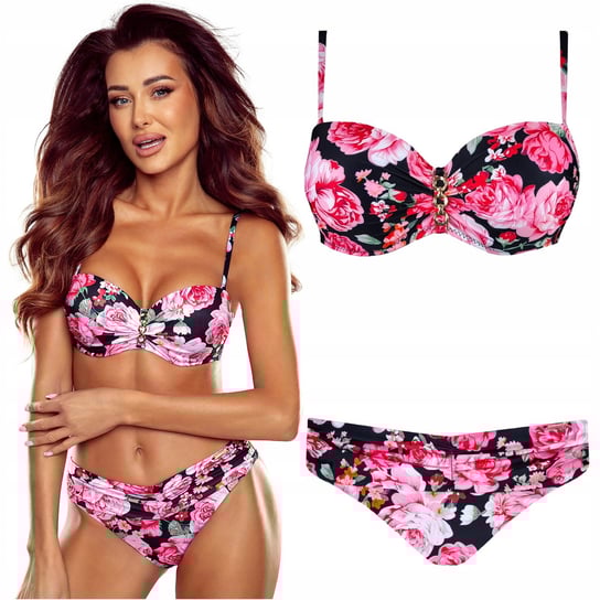 Strój kąpielowy dwuczęściowy push up GABBIANO Ashley 01/A 40C L 80C Gabbiano